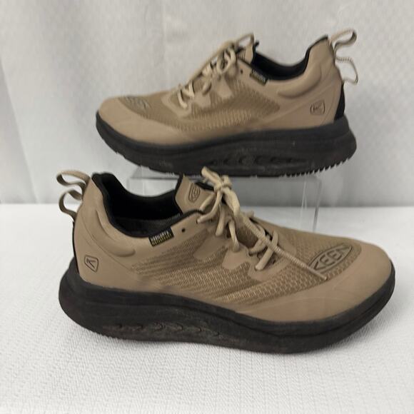 Keen WK400 Walking Shoes Men’s Size 10.5 Brown Waterproof Rocker Sole Sneakers